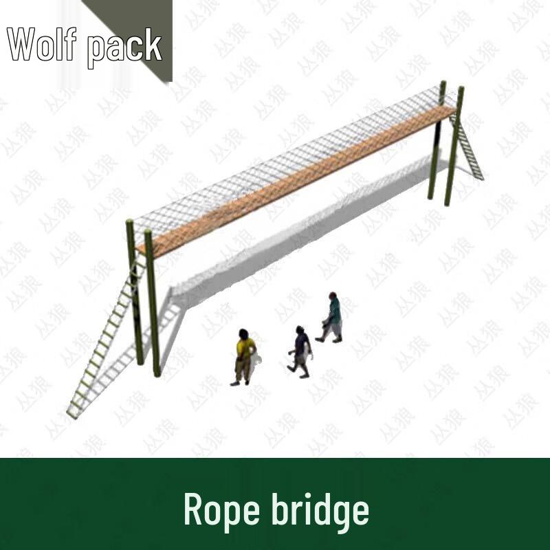 Cenlang Obstacle Training Rope Bridge