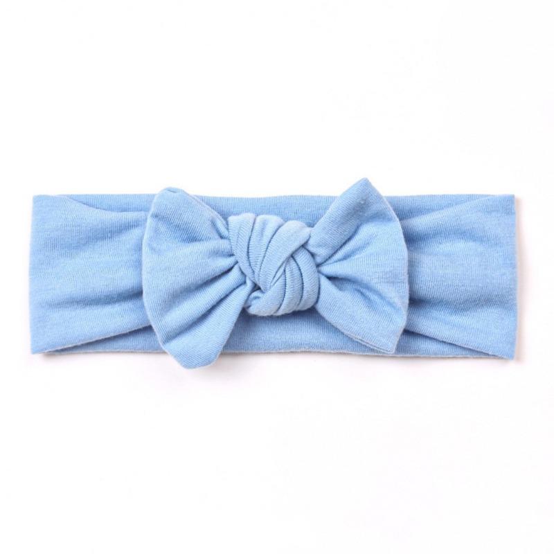 Baby headband, headband, children's plain bow, headscarf, hair accessories, baby knotted hairpin 14-color mixed package.
