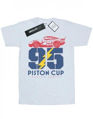 Womens/Ladies Cars Piston Cup 95 Cotton Boyfriend T-Shirt
