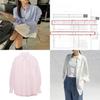 Linen Shirt For Women Spring Casual Loose Fit Long Sleeve With Pocket For Office And Daily Wear