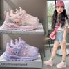 Children's Net Shoes Spring and Autumn New Internet Celebrity Casual Shoes Breathable Versatile Girls Running Shoes