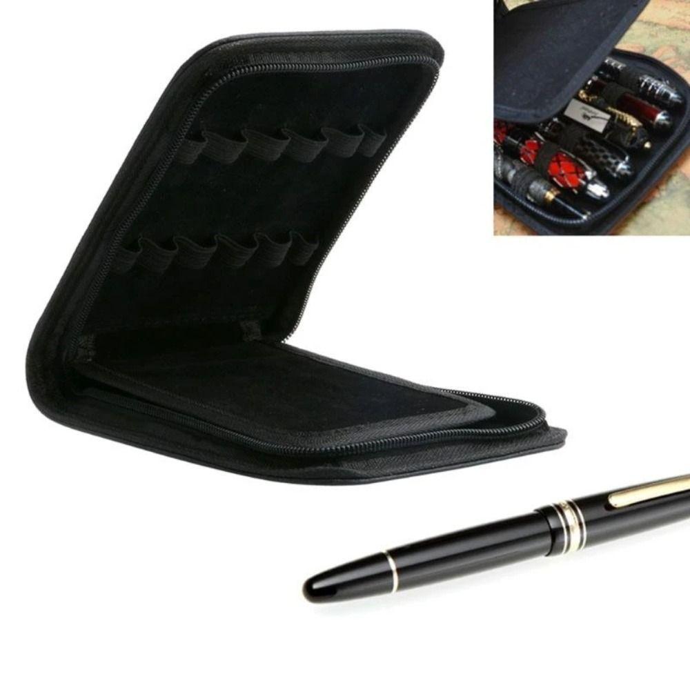 Pen Storage Box 12 Pens Fountain Pen Case Roller Pen Holder Pens Zipper Case Pen Container Bag