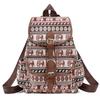 Schoolbag Backpack New Women's Bag Simple Fashion Color Ethnic Style Versatile Trend Drawstring Bundle Travel Small Backpack