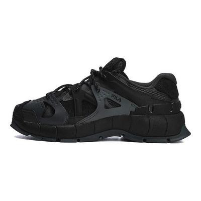 Insekto Stoff Synthetikleder Rindsspaltleder TPU Sport Low-Top Lifestyle Freizeit Schuhe Herren Sneaker Schwarz F12M321103FBD