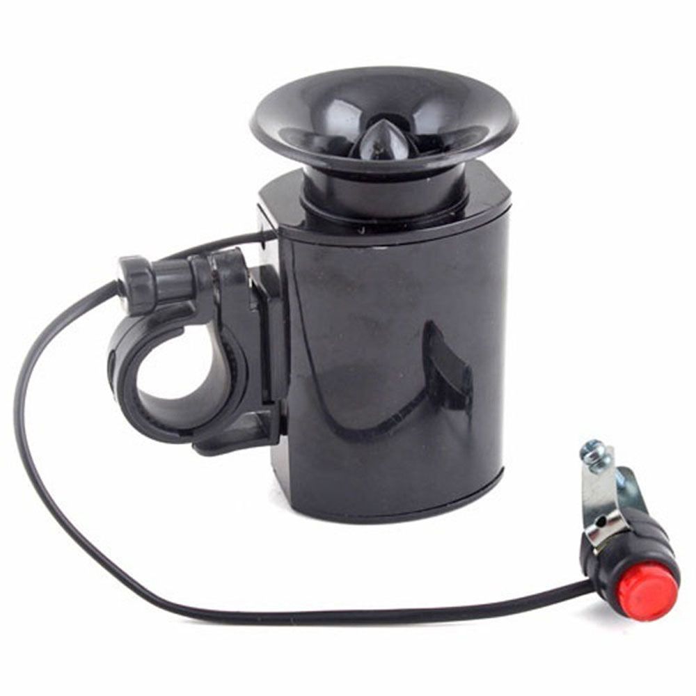

New Warning Loud Voice Electronic Bicycle Black Speaker Horn Alarm Bell Bike Siren чёрный