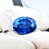 Natural Blue Tanzanite Loose Gemstone Oval Cut Shape 11.45 Ct for Jewelry Making and Gem Collections