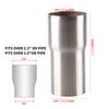 OD:2" 2.2'' 2.5'' 3'' Universal Stainless Steel Car Exhaust Reducer Connector Pipe Tube Adapter Intake Pipe Connection Joint