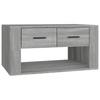 Coffee Table Gray Sonoma 80 x 50 x 40 cm Particleboard