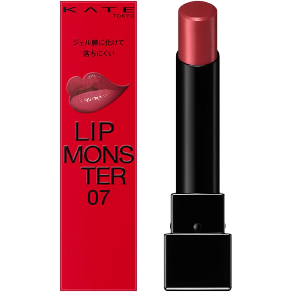 KATE Lip Monster 07 Long-lasting Lipstick Red Color 3.5g