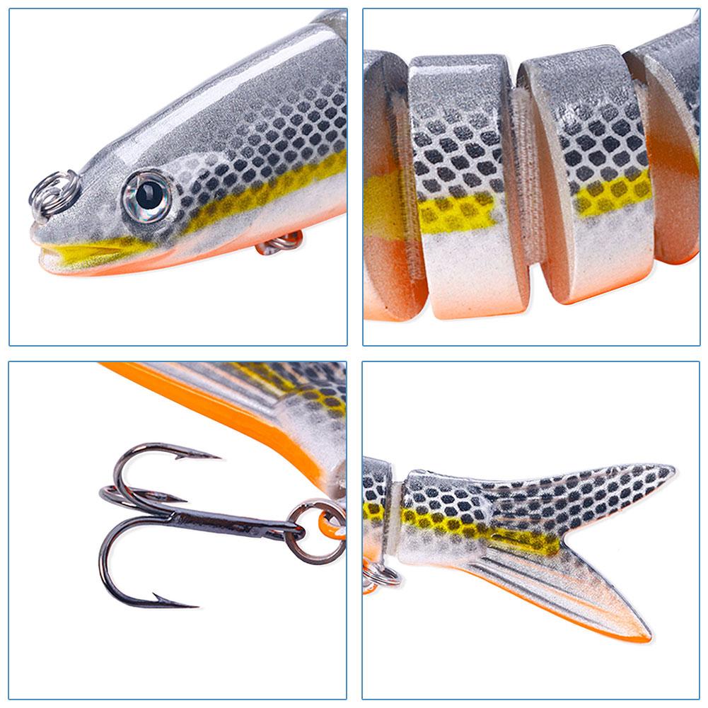 Multi Section Lua Bait Fish 13cm 18g Artificial Fish Hard Bait Micro-object Luya Dogfish Fake Bait Sea Fishing