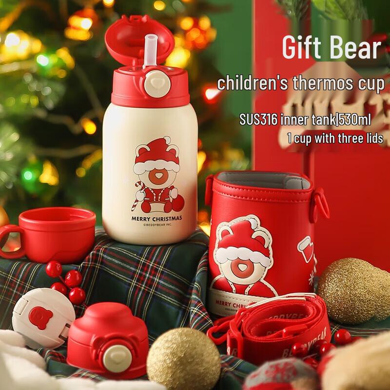 

BEDDYBEAR Christmas Bear Kids Insulated Bottle 530ml
