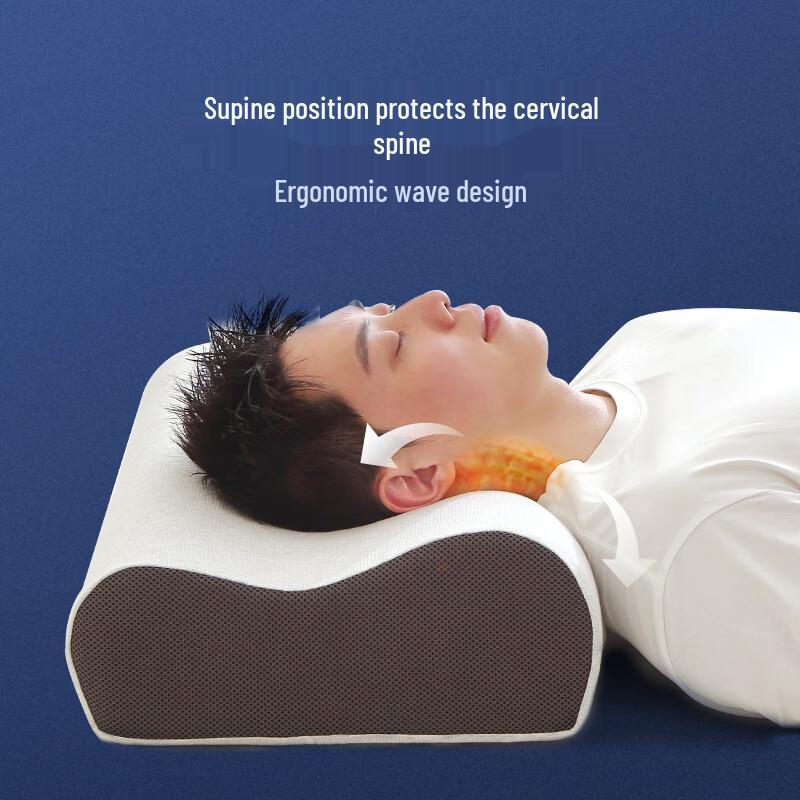 Noyoke Memory Foam Cervical Pillow for Tall & Heavy Side Sleepers