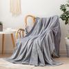 Solid Color Flannel Blanket - Cozy Air Conditioning or Office Nap Blanket
