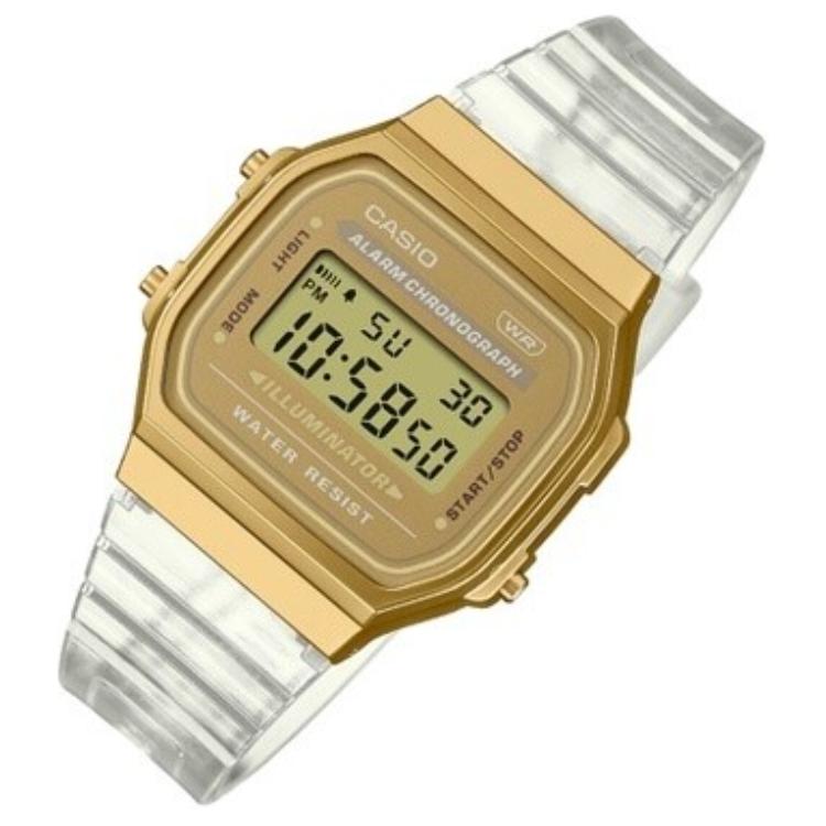 CASIO Men VINTAGE Series 36.3mm Yellow Watch A168XESG-9A A168XESG-9A