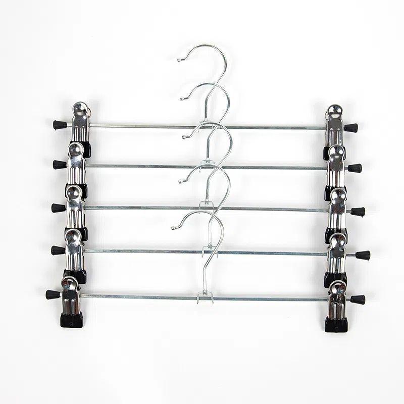 Strong No-Mark Trouser and Skirt Hanger Clips for Drying and Storage