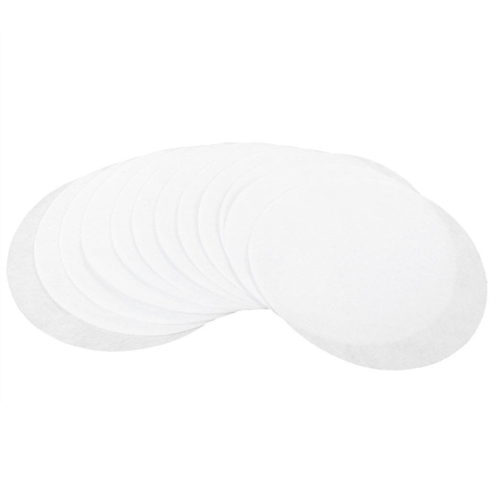 Felt Dish Protection Pad AntiFriction Storage Separator Insulation Mat Food Plate Porcelain Divider(White 48PCS)