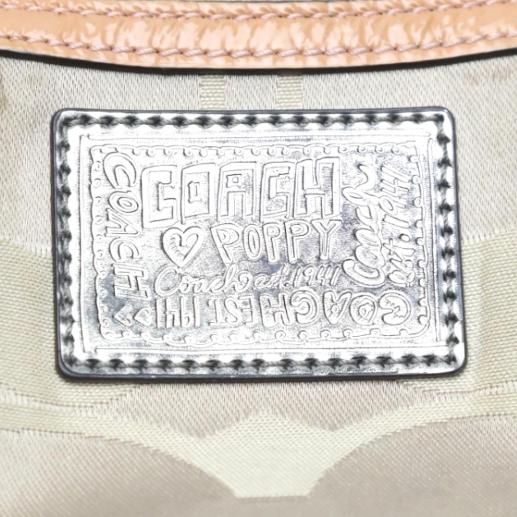 COACH Signature 2WAY Shoulder Bag leather beige Women F14562 Used