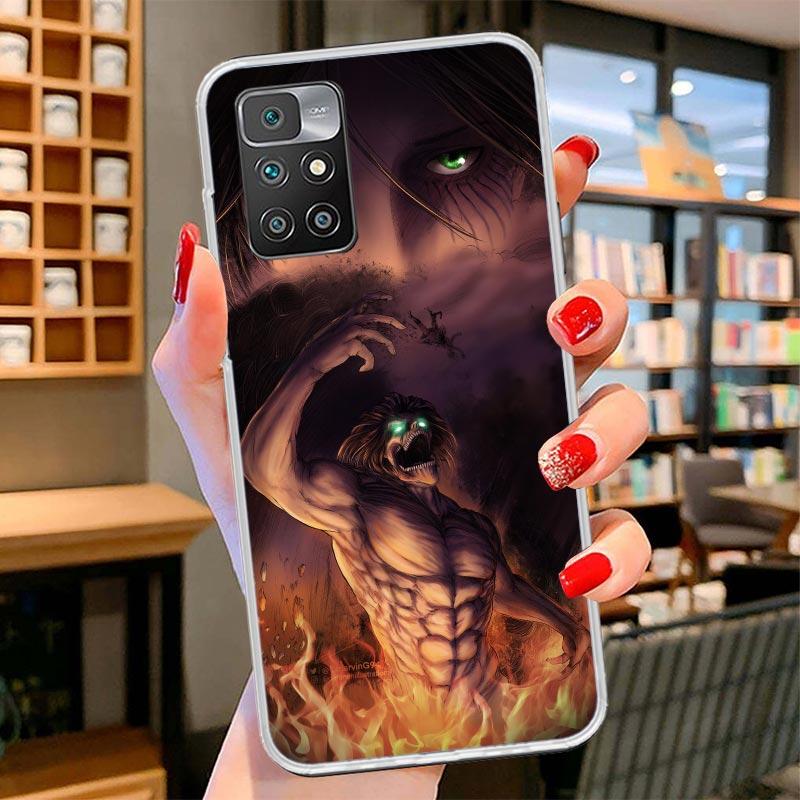 

Attack Eren Cover Phone Case For Xiaomi Poco F7 Ultra X7 X6 X5 Pro M7 Redmi 15C 15 13C 13 12C 12 10C 10 9A 9C 9T 9 Shell Poco F7 Redmi 12C