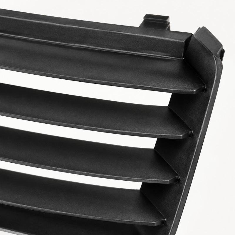 Front Bumper Grille Replacement Insert with Black Injection-Molded Construction for 2001-2010, 7M785365301C 7M785365401C