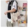 Versatile Girl Student Color Blocking Large Capacity Shoulder Bag