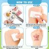 10 Sheets Halloween Pumpkins Ghost Tattoo Sticker Temporary Fake Tattoo Arm Hands Body Waterdichte Tatouages Pour Kids Toy Gift
