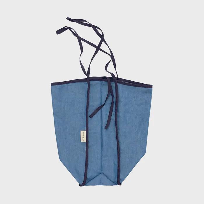 Safe Sunday Strap Shoulder Bag M (Denim Blue/Purple)