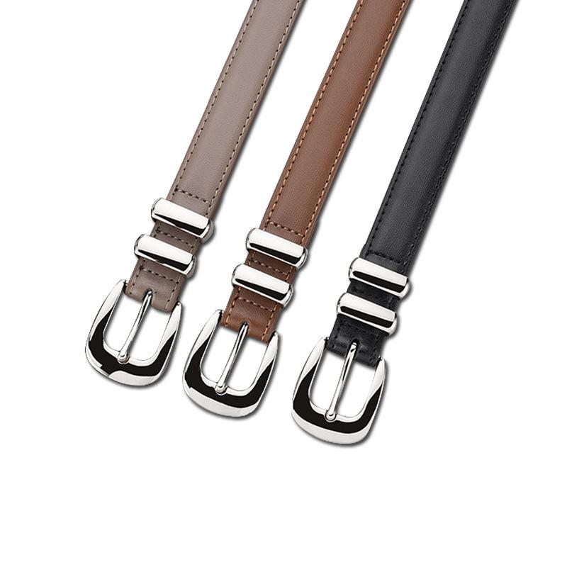 Women'S Fashion Casual Simple High Waist Trend Explosive Belt Pin Buckle Belt