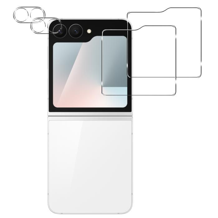Verre Trempé pour Samsung Galaxy Z FLIP 7 FE et Protection Caméra [Pack 2] Film Vitre Protection Phonillico®