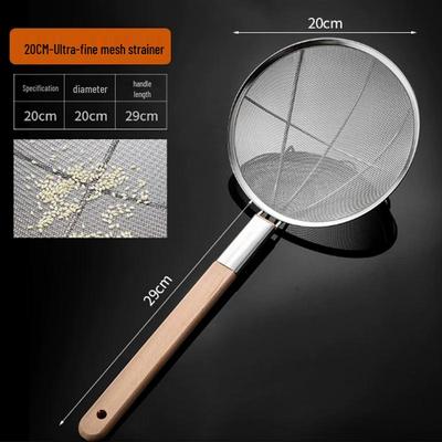 Jingyu tAcplum Large Stainless Steel Fine Mesh Strainer