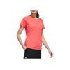 Adidas Comfortable Round Neck Pullover Short Sleeve T-Shirt Women Tops Orange Pink DQ2948