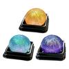 Clear Steamed Bun Toy with Glitter Stress Relief Slow Rising Simulated Bun Sensory Toy Relaxation Soft Stress Ball Bun Squeeze Fidget Toy