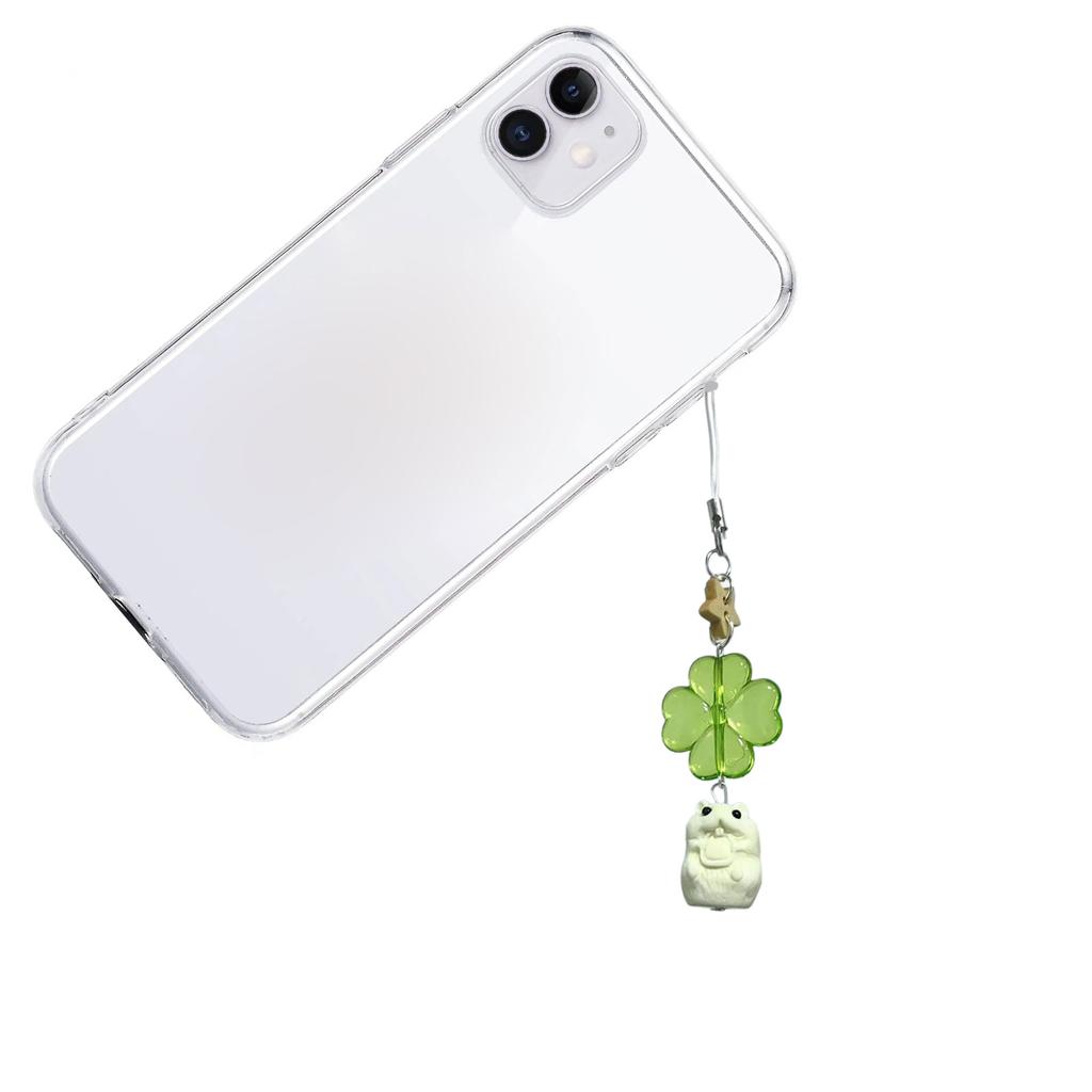 Eleganter Perlenanhänger für Mobiltelefone Modischer Schlüsselanhänger Bunte Murmeltierform Schlüsselanhänger-Accessoire für Telefone und Handtaschen