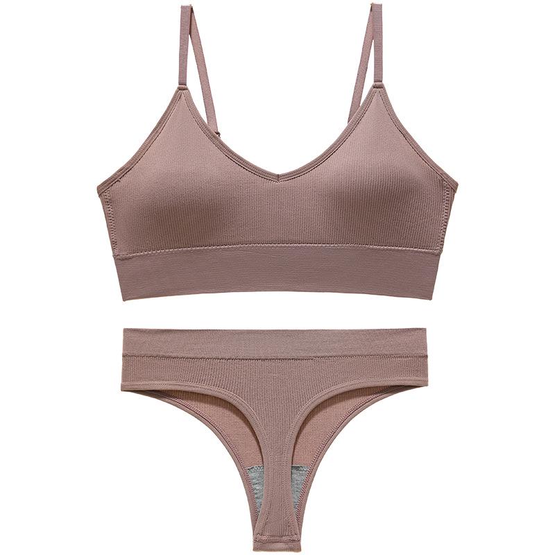 Adjustable Shapewear Set: High Elastic Breathable Camisole, Beautiful Back Vest, Thong, Underwire-Free, Anti-Sagging Bra.