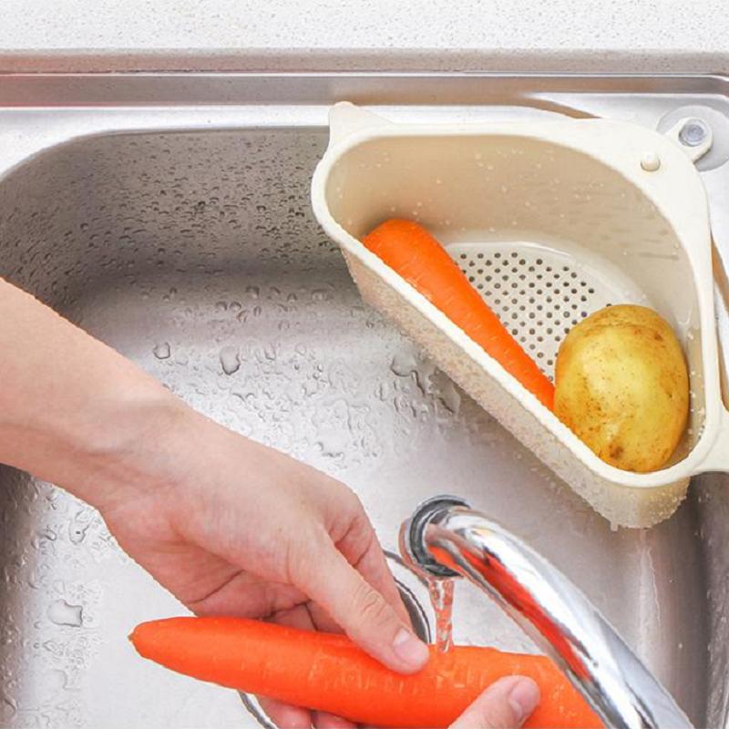 Racks & Holders Kitchen Sink Suction Cup Sponge Holder Draining Shelf Organisation