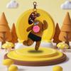 Runaway Crazy Character Plush Keychain, Cute Ugly-Cute Doll Bag Pendant Accessory