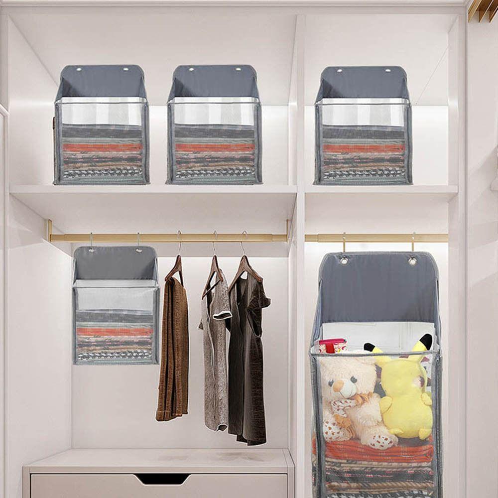 Prostorově úsporný závěsný koš na prádlo za dveře Velkokapacitní taška na špinavé oblečení Koupelna