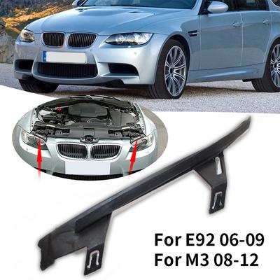 Car Front Headlight Lens Shell Cover Strips Trims Headlight Sealing Gasket For BMW 3 Series E92 E93 M3 63117174517