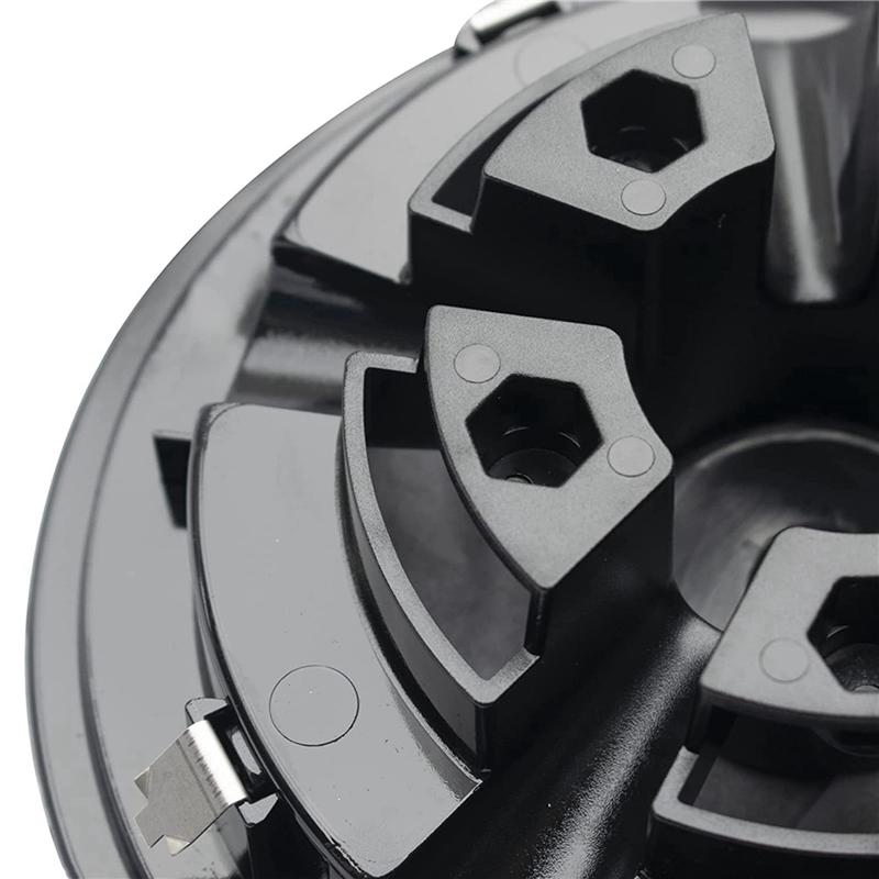 ABLZ-3Pcs 8Inch SS Golf Cart Wheel Cover Cap 5 Spoke Design Hub Cap For Golf Cart Club Car EZGO