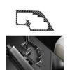 Car Gear Shift Panel Cover Trim Sticker for Toyota RAV4 2013 2014 2015 2016 2017 2018  Carbon Fiber Interior Accessories