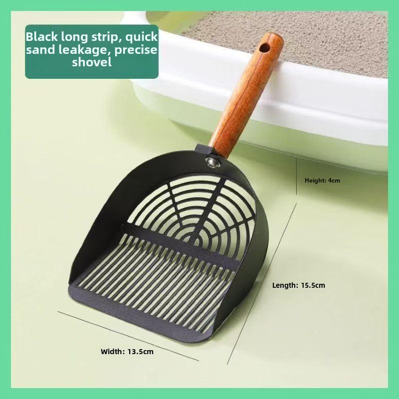Stainless Steel Cat Litter Scoop Long Handle Pet Waste Shovel Cleaning Tool Toilet Garbage Picker Litter Box Cats Supplies