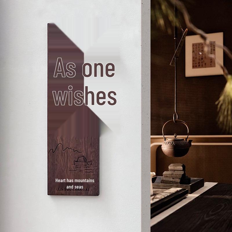 Individuelle chinesische Hängeschild aus Massivholz für Hotels, B&Bs, Teehäuser und Restaurants
