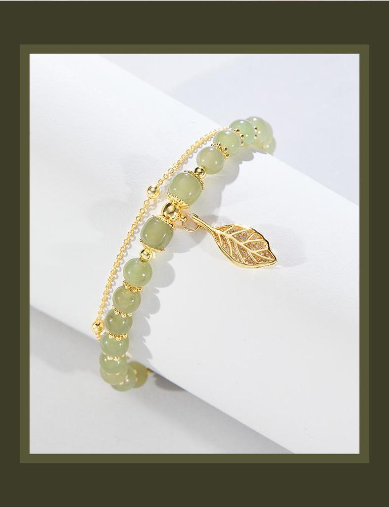 520 Hetian Jade Bracelet: Romantic Gift for Her On Valentine's Day, Birthday, or Anniversary