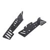 2PCS Fog Light Location Mount Brackets Left Right Aluminum Alloy Black for Raptor 2022 To 2023