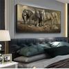 African Elephant Wall Posters And Prints Animals Canvas Art Paintings On The Wall Landscape Cuadros Pictures For Living Room