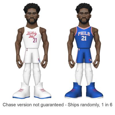 NBA Joel Embiid 12" Vinyl Gold Chase leveres 1 av 6
