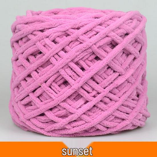 Plush Wool Yarn for Hand-Knitted Crochet Shoes & Slippers