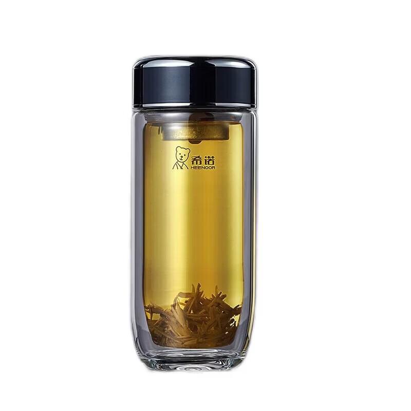 Xinuo XN-1927 Double-Layer Antibacterial Glass Bottle