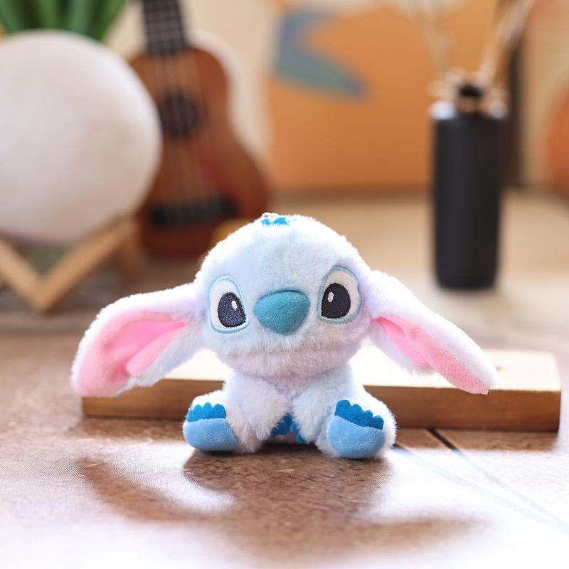 Plush Toy Stitch Cartoon Anime Character Doll Backpack Pendant Cute Keychain