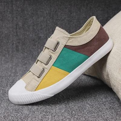 Scarpe da guida casual traspiranti slip-on estive da uomo in tela