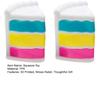Sensory Fidget Toy Sandwich Cake Squeeze Toy TPR Slow Rise Stress Portable Ball Reliever Soft Decompression for Adults Desk Gift Material